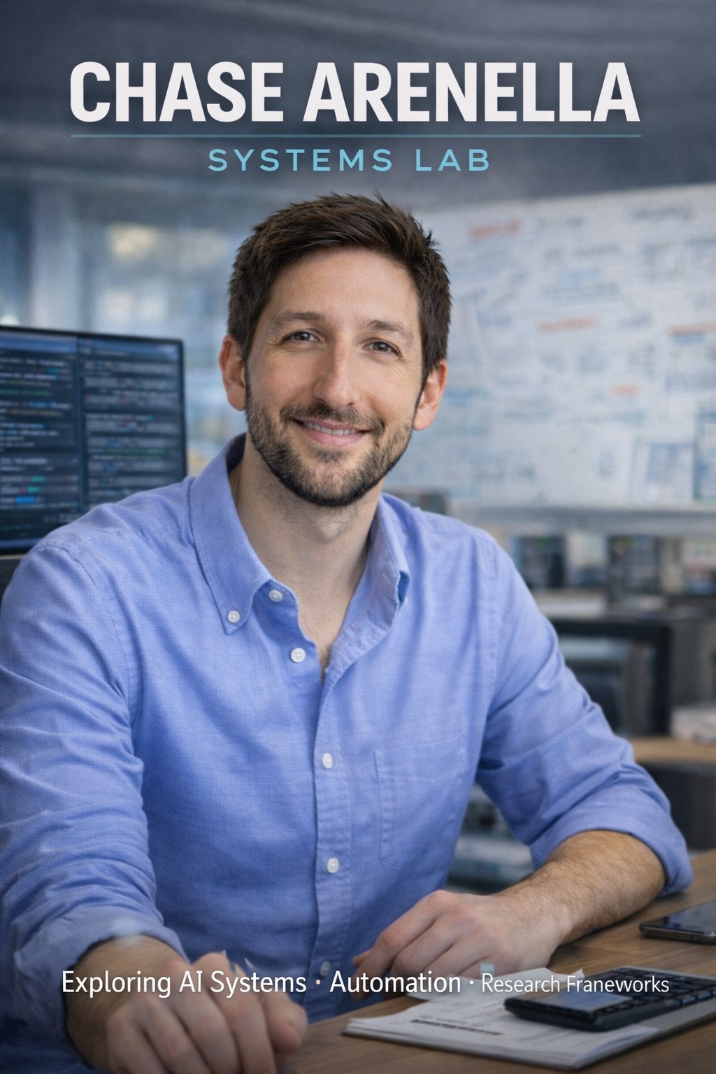 Chase Arenella — systems lab hero image